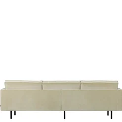 Dreisitzer Couch in Graugrün Samtbezug - Vontada