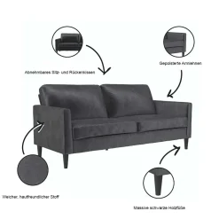 Dreisitzer Couch mit Taschenfederkern - Mailown