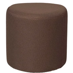 Dunkelbrauner Hocker aus Meshgewebe - Ozaba (2er Set)