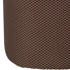 Dunkelbrauner Hocker aus Meshgewebe - Ozaba (2er Set)