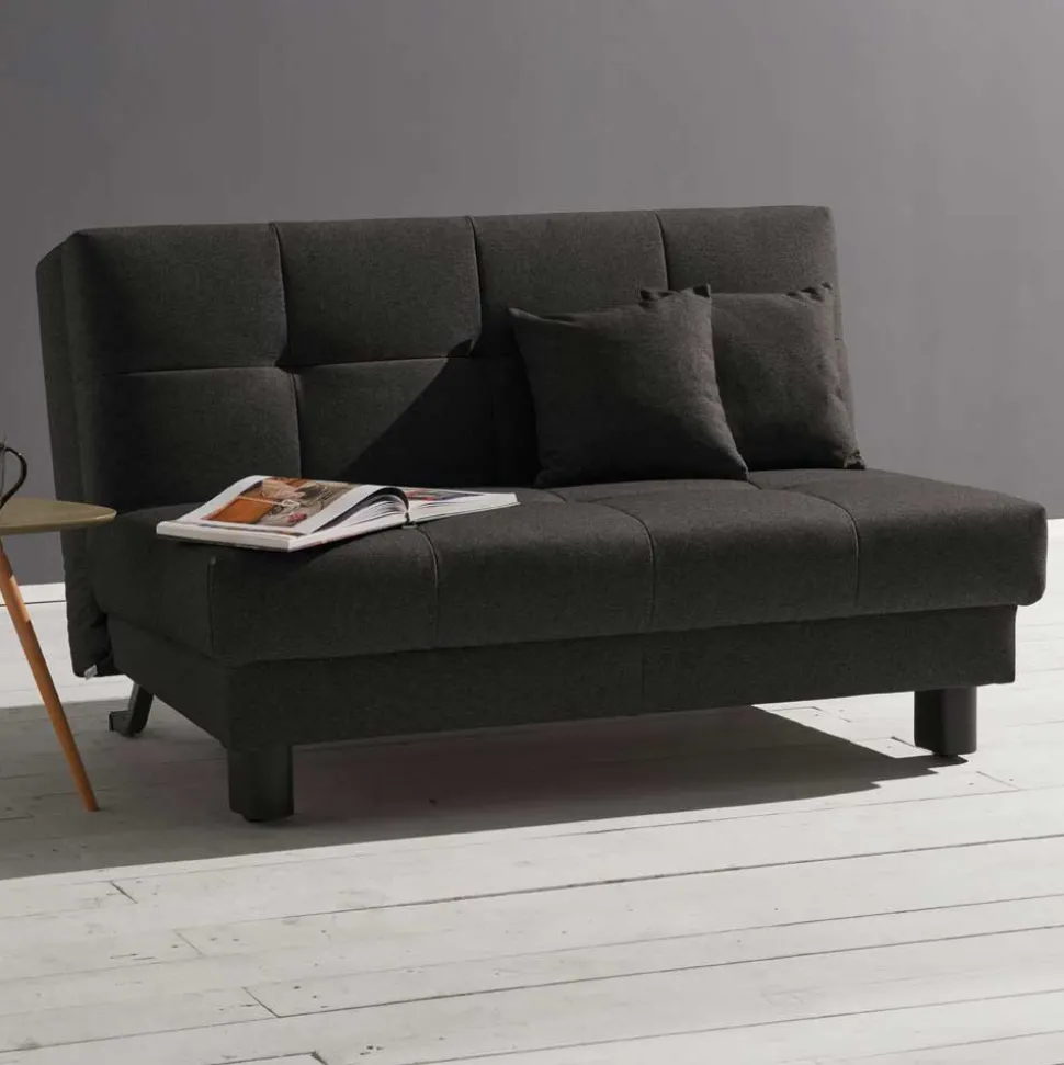 Dunkelgraues Faltsofa aus Velours - Jacksons