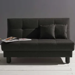 Dunkelgraues Faltsofa aus Velours - Jacksons