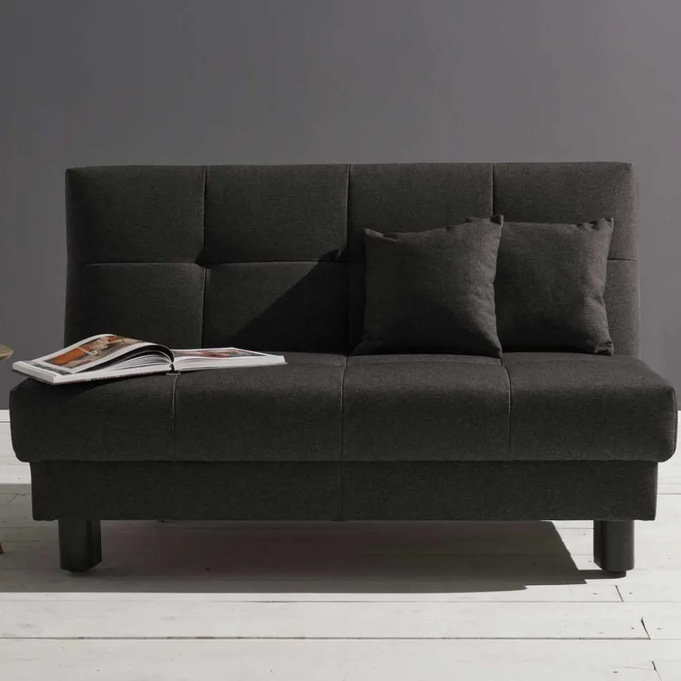 Dunkelgraues Faltsofa aus Velours - Jacksons