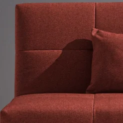 Dunkelroter Sessel mit Bettfunktion - Vionory
