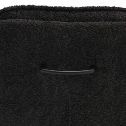 Dunkler Polsterstuhl in Anthrazit Boucle - Queen (2er Set)