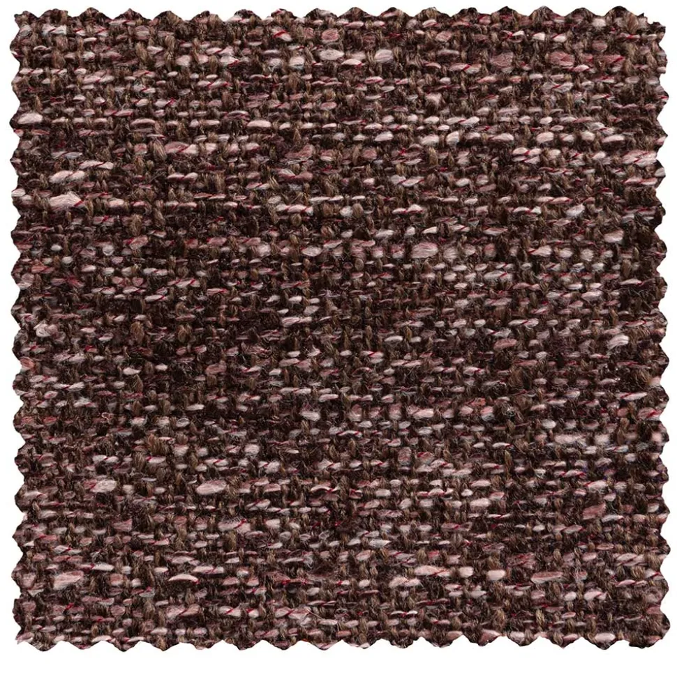 Eckelement mit Strukturstoff-Bezug in Mauve - Manilo