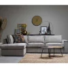 Ecksofa Hope aus Cord-Webstoff und Massivholz