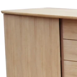 Eiche Bianco Sideboard mit Schiebetüren - Saimoon