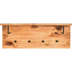 Eiche Hängegarderobe mit Hutboden - Cadama