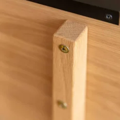 Eichenholz Sideboard mit Sockelgestell - Judita