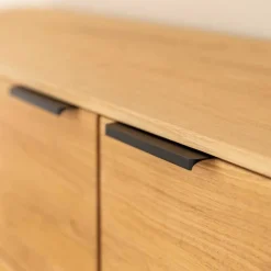 Eichenholz Sideboard mit Sockelgestell - Judita