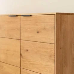 Eichenholz Sideboard mit Sockelgestell - Judita
