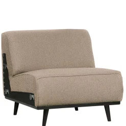 Einsitzer Sofa-Modul in Beige Boucle - Arnia