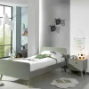 Einzelbett in Graugrün & Gold - Appoloni (zweiteilig)