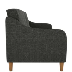 3er Bettsofa in Grau Stoffbezug - Tabara