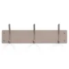 3er Hakenleiste Garderobe in Taupe - Zella