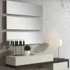 3er Spiegel Set & Wand Konsole - Ezema (vierteilig)