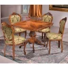 Esstisch & Stühle im Barockstil - Vennezo (fünfteilig)
