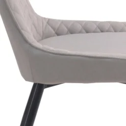 Esstisch mit X-Beinen plus 4 Stühle - Lamon (fünfteilig)