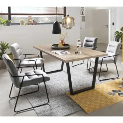 Esszimmer Esstisch & Armlehner Stühle - Siza (fünfteilig)