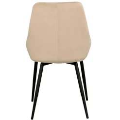 Esszimmer Samtstuhl in Beige - Vartinique (2er Set)