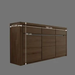 Esszimmer Sideboard Croconia aus Wildeiche Massivholz
