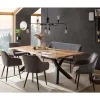 Esszimmer Sitzgruppe mit Bank Set - Jalona (sechsteilig)