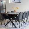 Esszimmergarnitur im Industry und Loft Stil - Ninjos (siebenteilig)