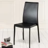 Esszimmerstuhl Luise in Schwarz (4er Set)