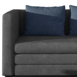 Faltsofa in Grau und Jeansblau - Cancun