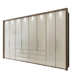 Falttüren Kleiderschrank Friburgo in Creme Weiß