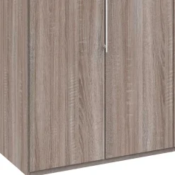 Falttürenschrank foliert in Holzoptik - Crenba