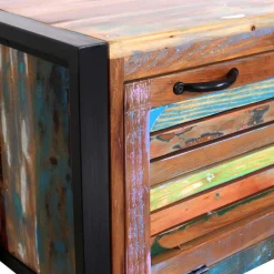 Farbenfrohe Flureinrichtung im Shabby Chic - Vosbadus (vierteilig)