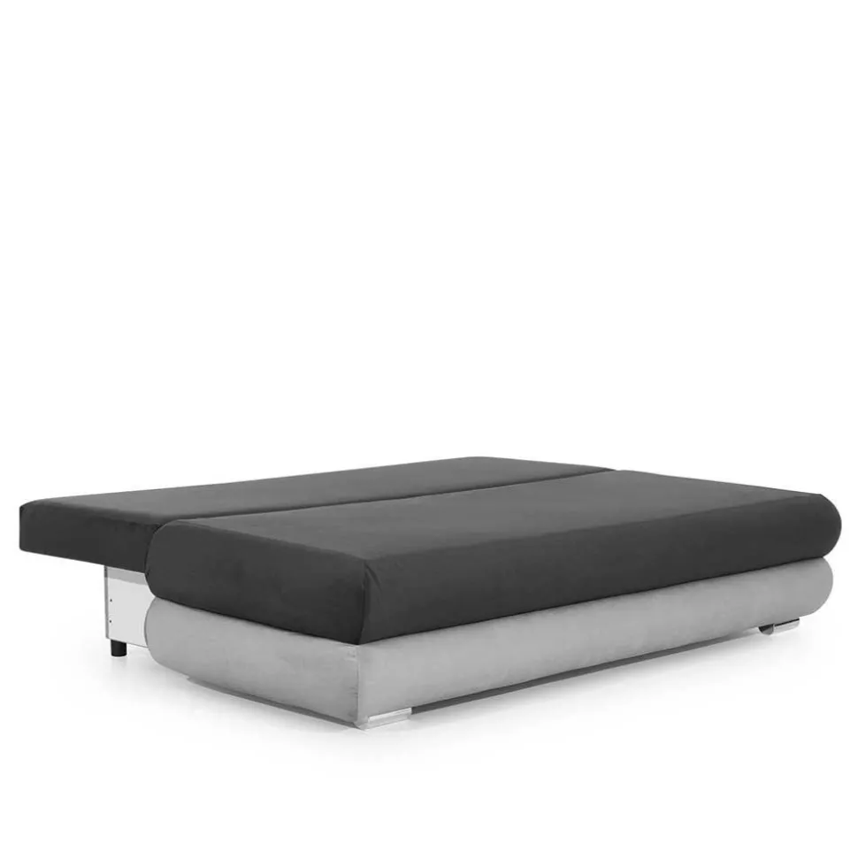Federkern Bettsofa in Hellgrün und Weiß - Jeanys