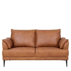 Federkern Wohnzimmersofa aus Echtleder - Zierra