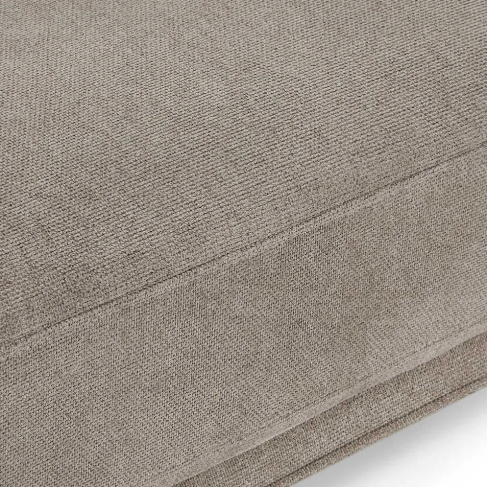 Federkernsofa in Beige Stoffbezug - Ordinia