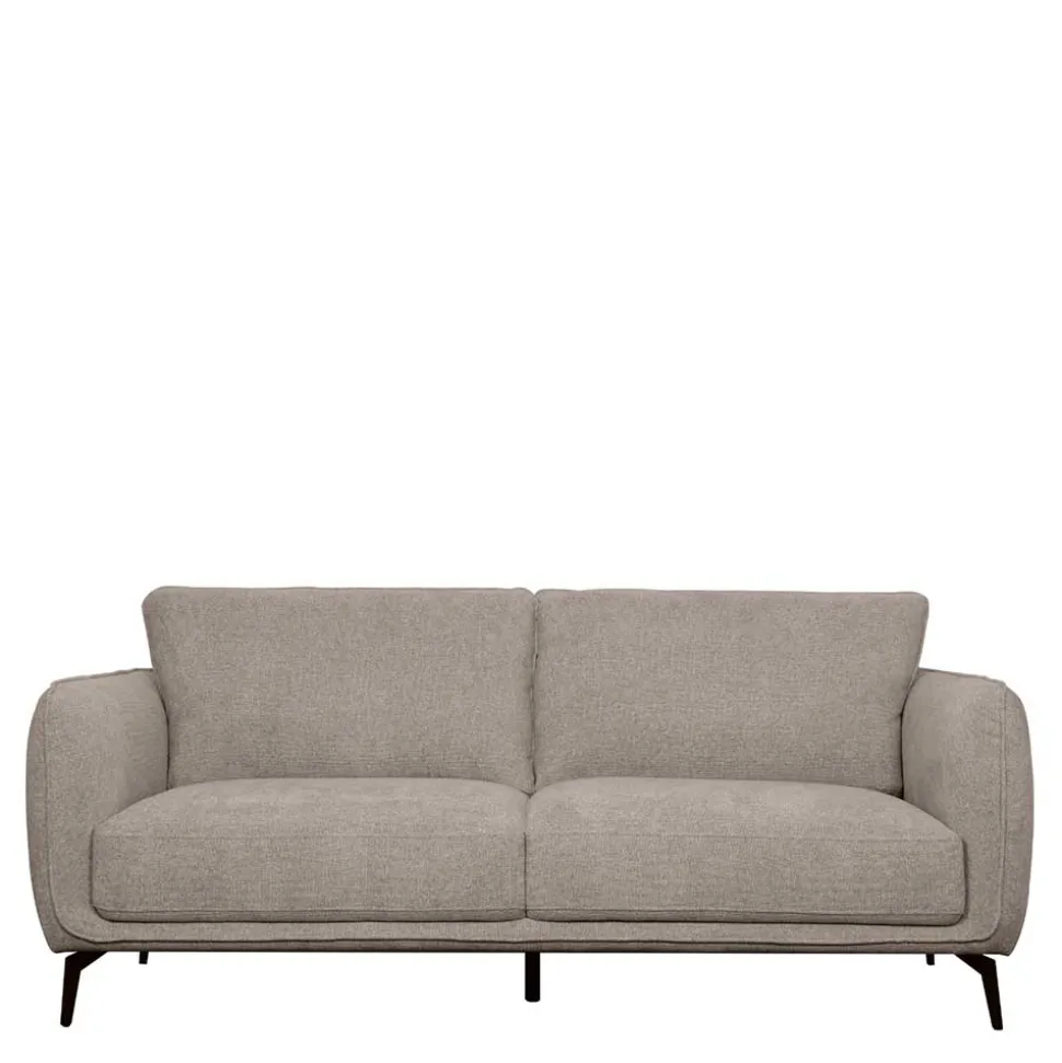 Federkernsofa in Beige Stoffbezug - Ordinia