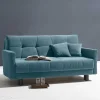 Flachgewebe Bettcouch in Petrol Blau - Vlatkura