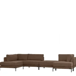Flexible Couch aus Modulen in Braun - Ravonia (fünfteilig)