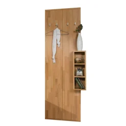 Flurgarderobe Wislama aus Kernbuche Massivholz (zweiteilig)