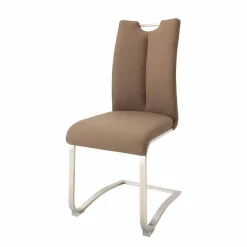 Freischwinger in Cappuccino Braun - Ennya (2er Set)