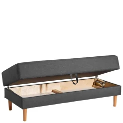 Funktionelles Ecksofa in Dunkelgrau - Kalastania (zweiteilig)