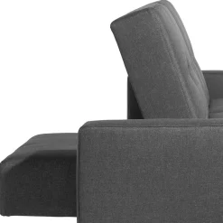 Funktionelles Ecksofa in Dunkelgrau - Kalastania (zweiteilig)