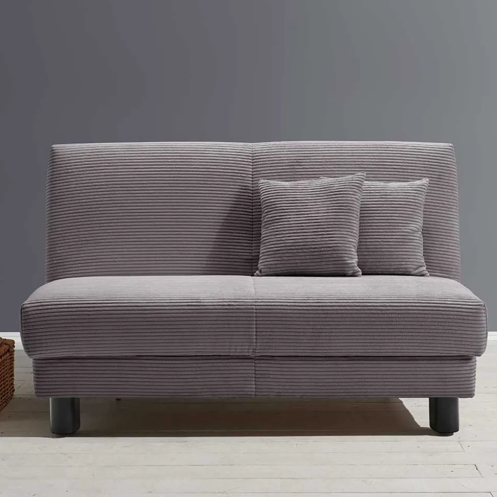 Funktionssofa in Grau aus Cord - Naim