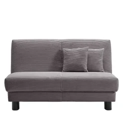 Funktionssofa in Grau aus Cord - Naim
