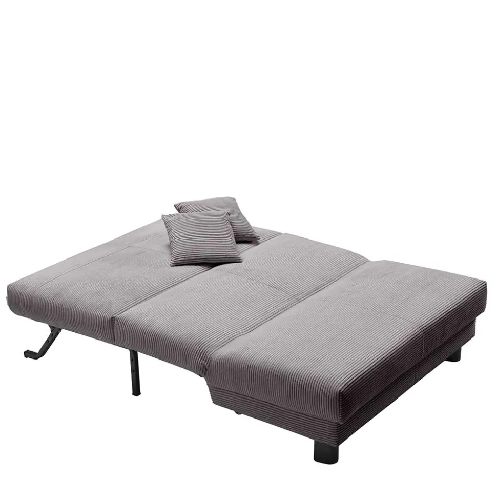 Funktionssofa in Grau aus Cord - Naim