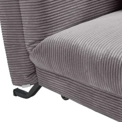 Funktionssofa in Grau aus Cord - Naim