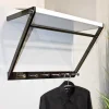 Garderobe Novo in Schwarz Weiß