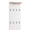 Garderobe Wandpaneel mit acht Haken & Stange - Goliat