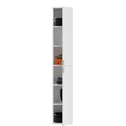 Garderoben Block mit Stange 152 cm breit - Ejulia (dreiteilig)